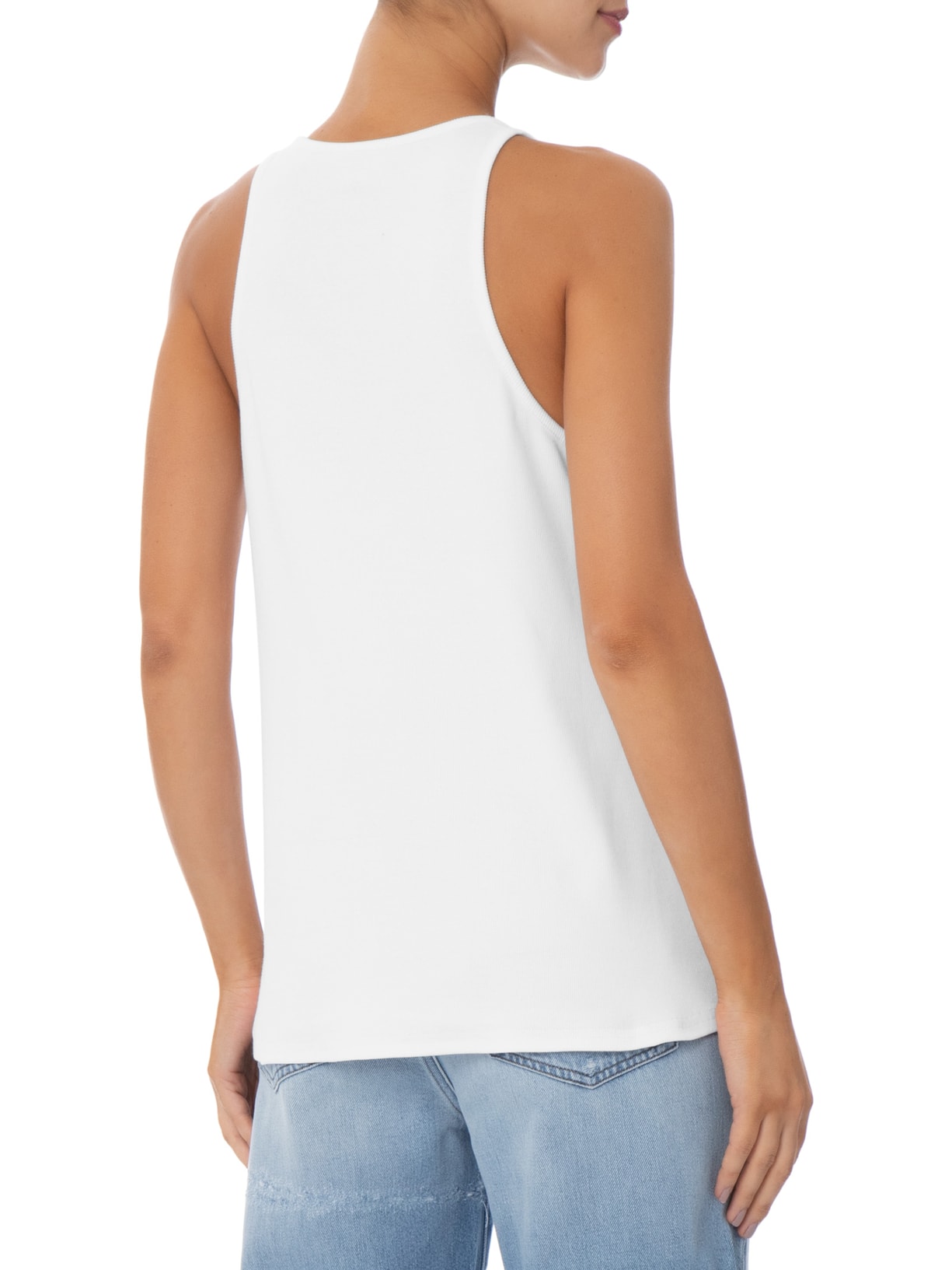 Regata Feminina T-Ipsya-Lkds Tank Top Branco Diesel