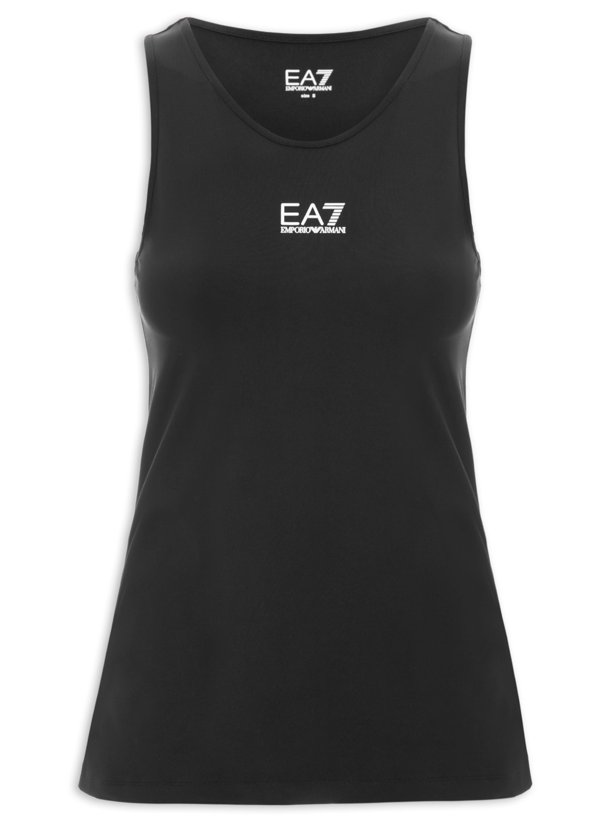 Regata Feminina Tank Preto Ea7 Emporio Armani