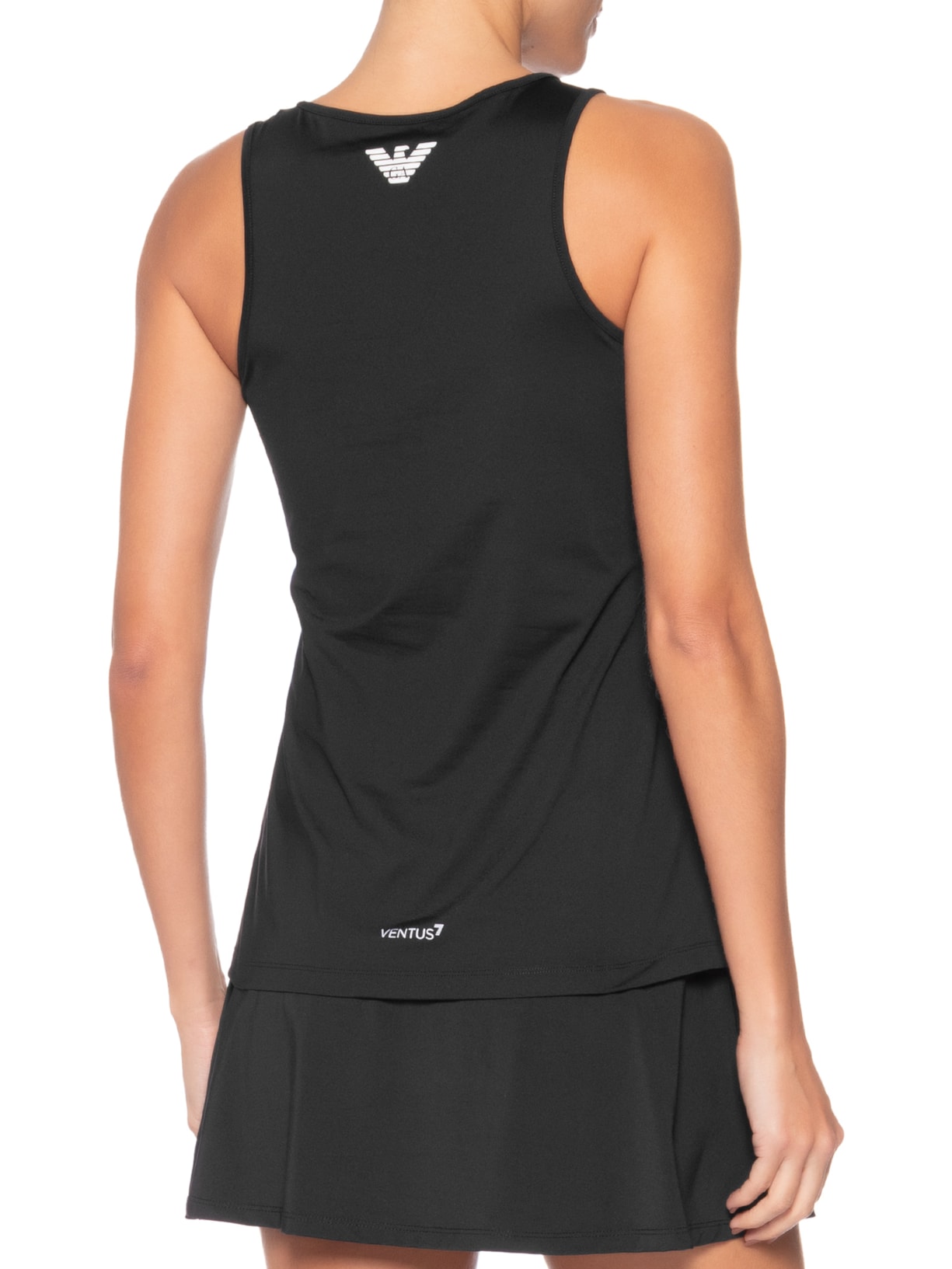 Regata Feminina Tank Preto Ea7 Emporio Armani
