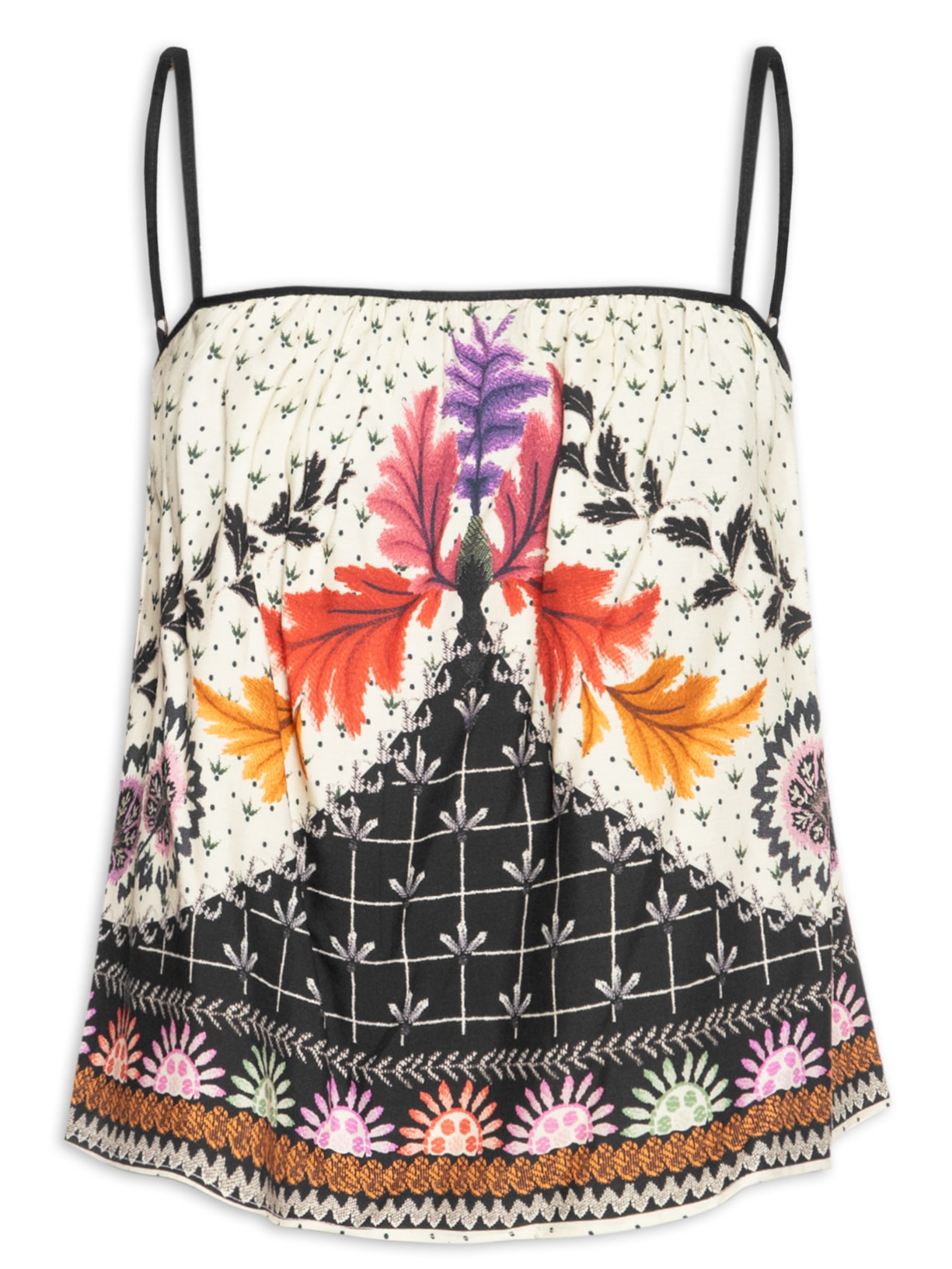 Regata Feminina Tapete De Arara - Preto