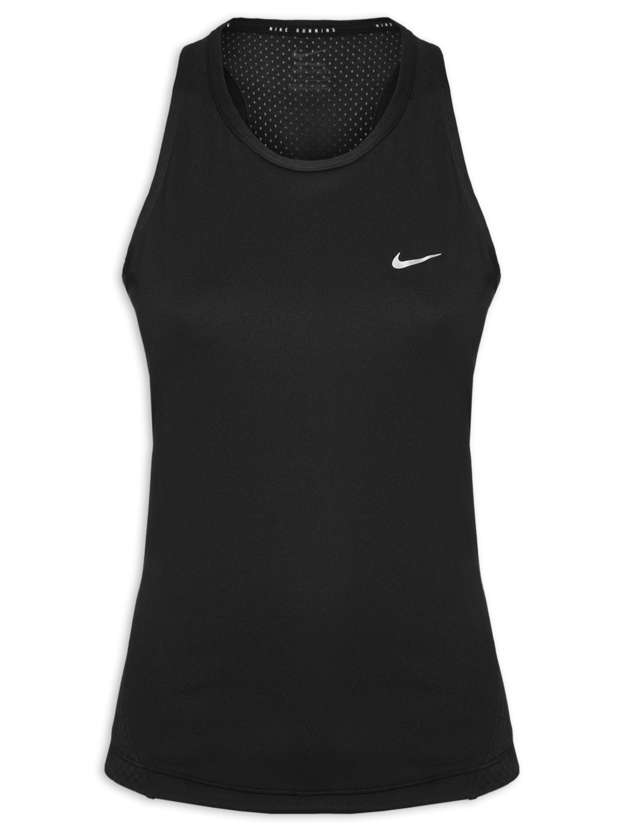 Regata Feminina Tempo Dri-Fit Run Preto Nike