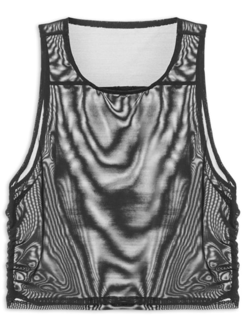 Regata Feminina Tennis Club - Preto