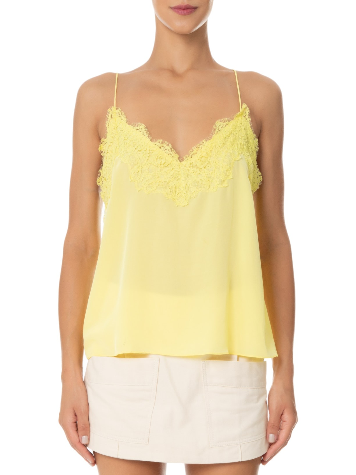 Regata Feminina Tereza Amarelo Animale