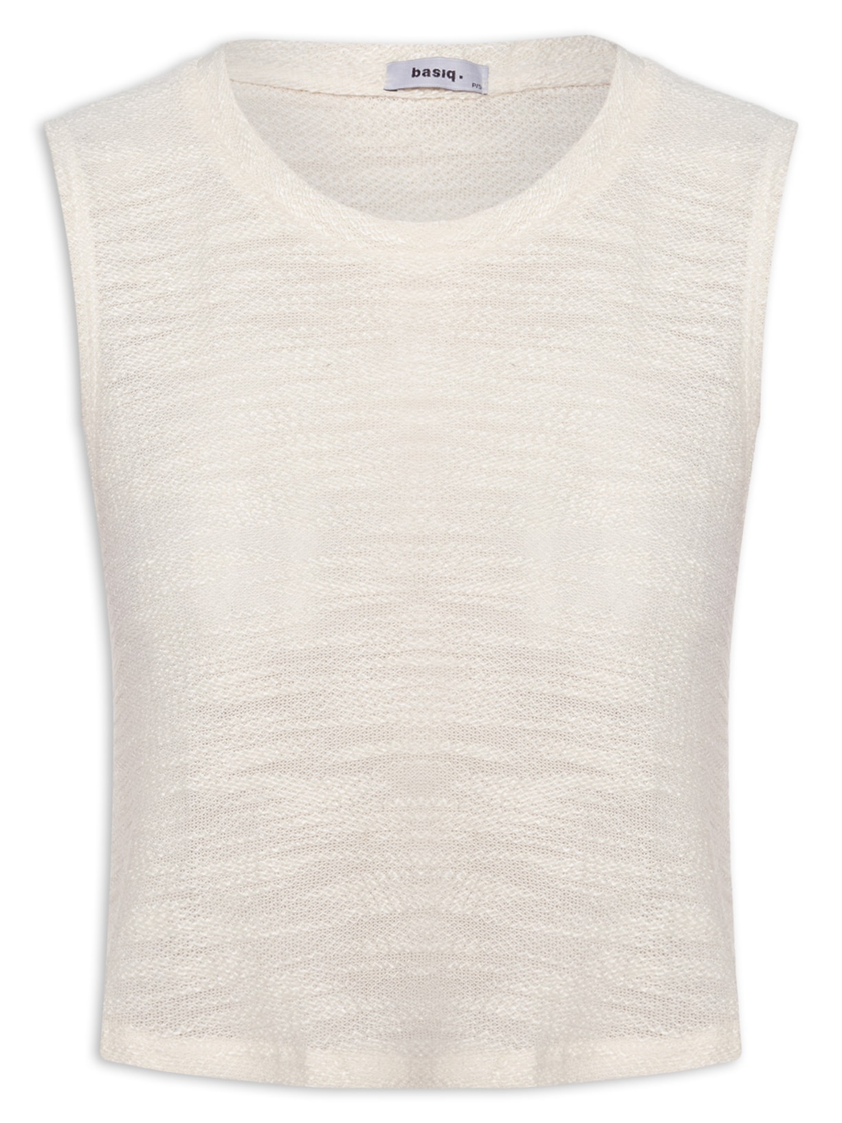 Regata Feminina Texturizada - Bege