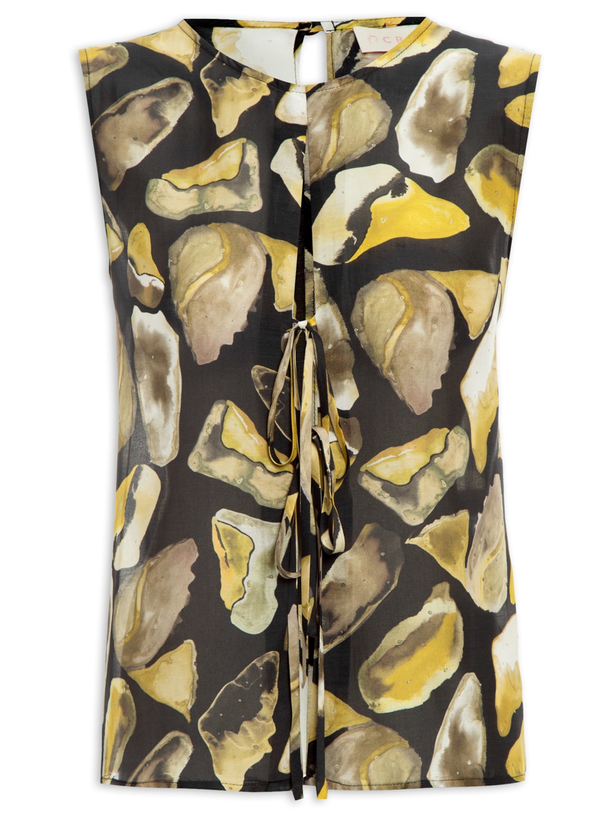 Regata Feminina Tiras - Preto