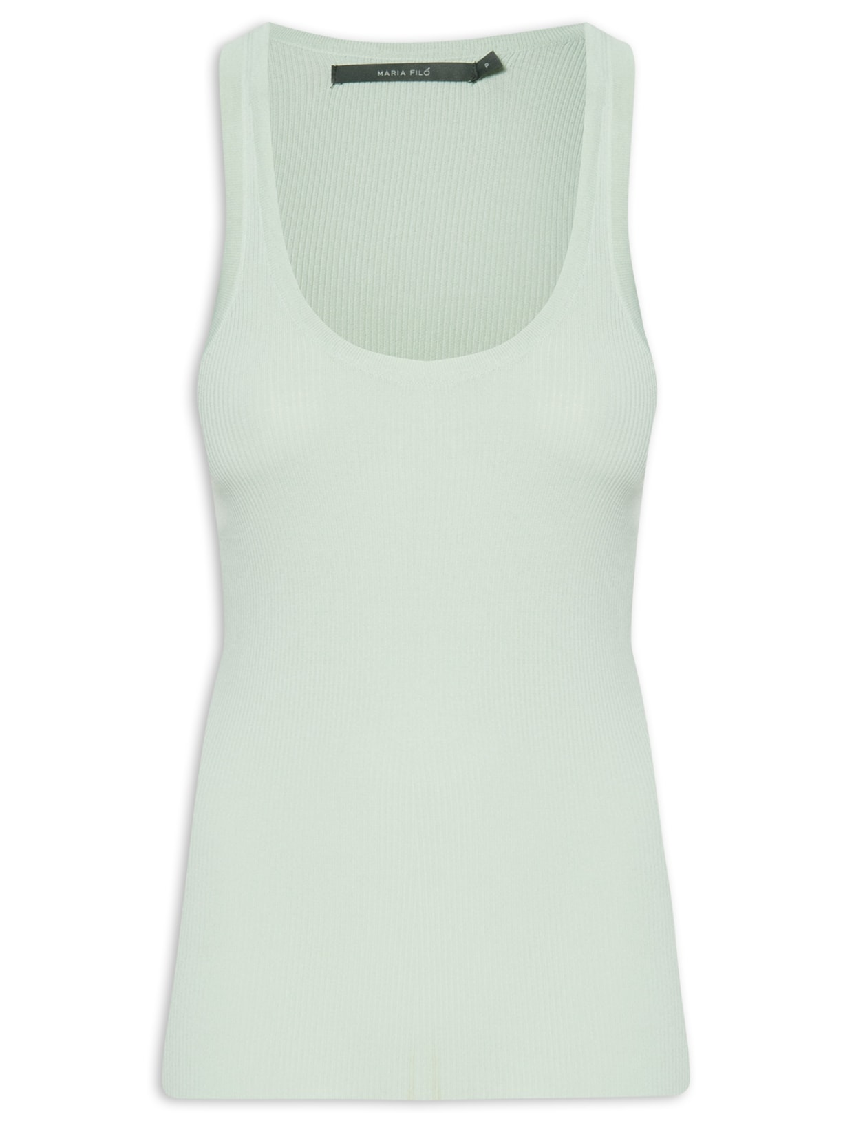 Regata Feminina Tricot Basic - Verde