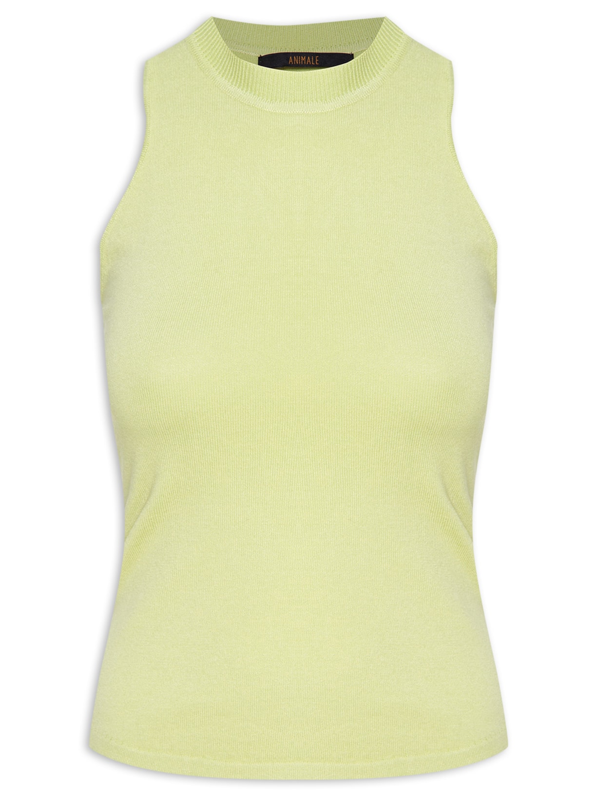 Regata Feminina Tricot Canelado Nadador - Verde