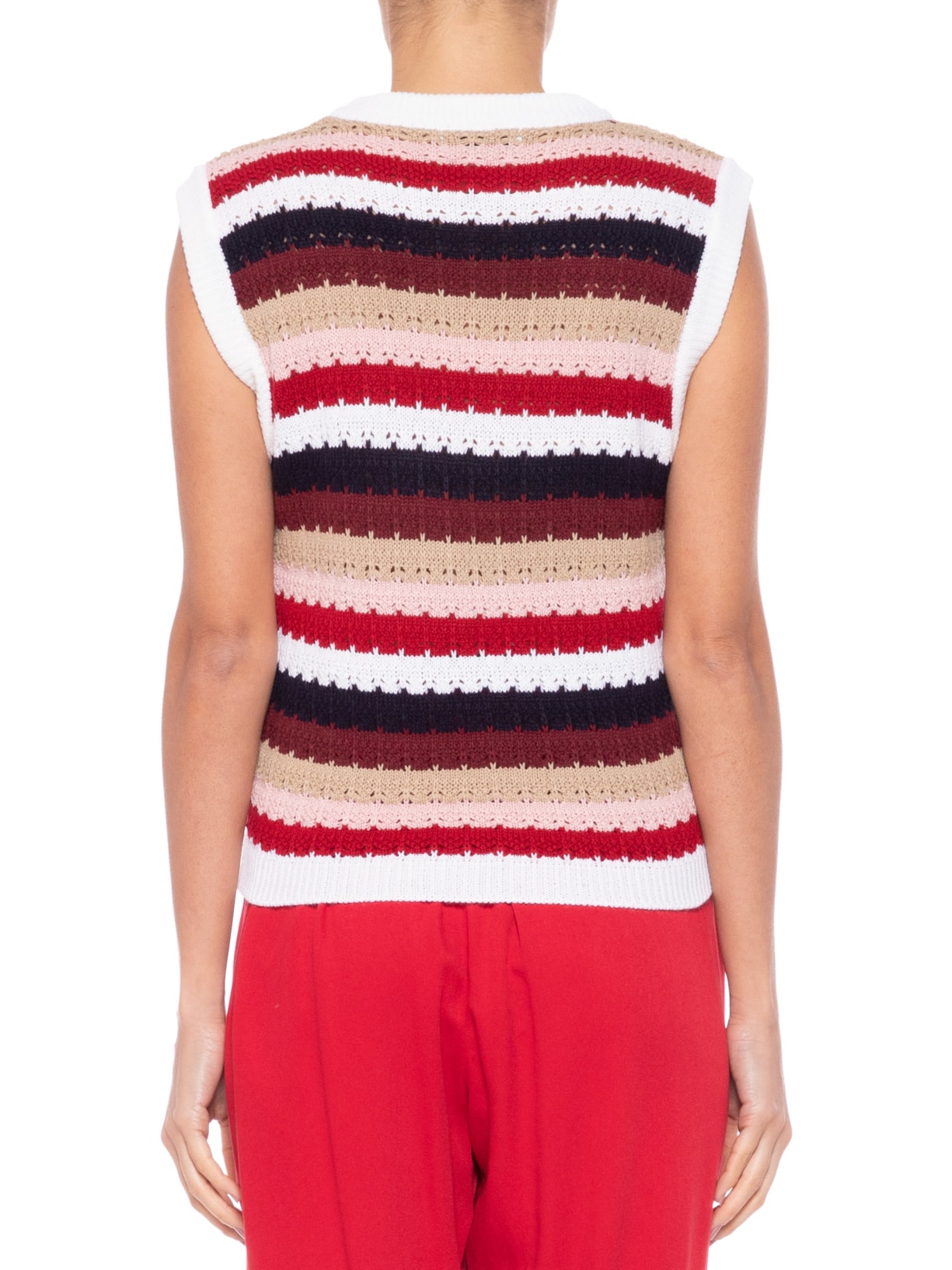 Regata Feminina Tricot Colorida Vermelho '2Essential