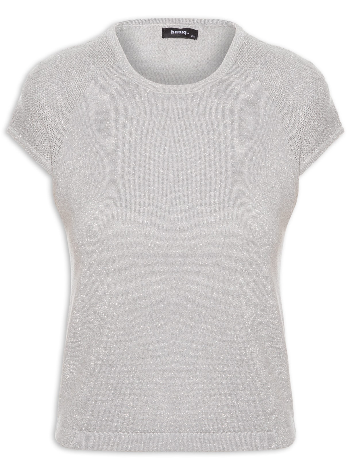 Regata Feminina Tricot Manga Japonesa - Cinza