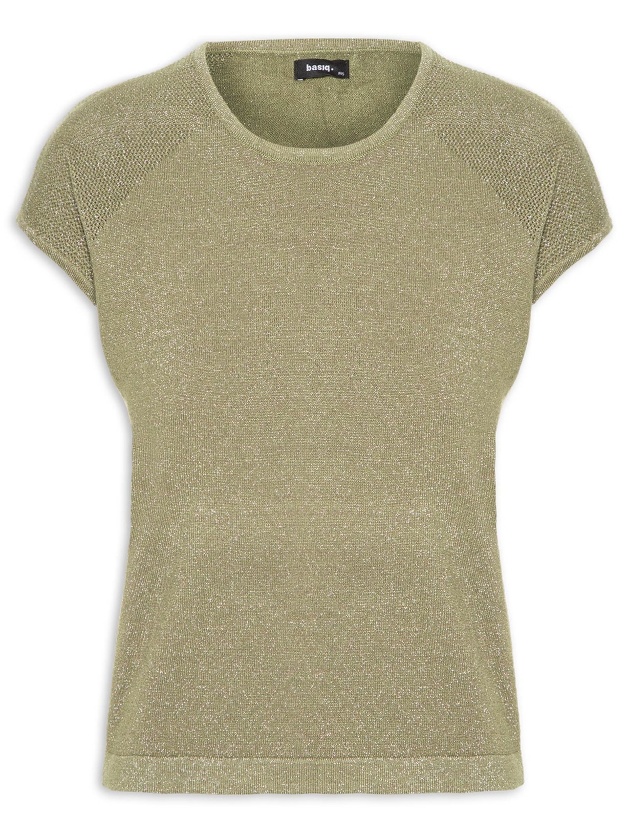 Regata Feminina Tricot Manga Japonesa - Verde