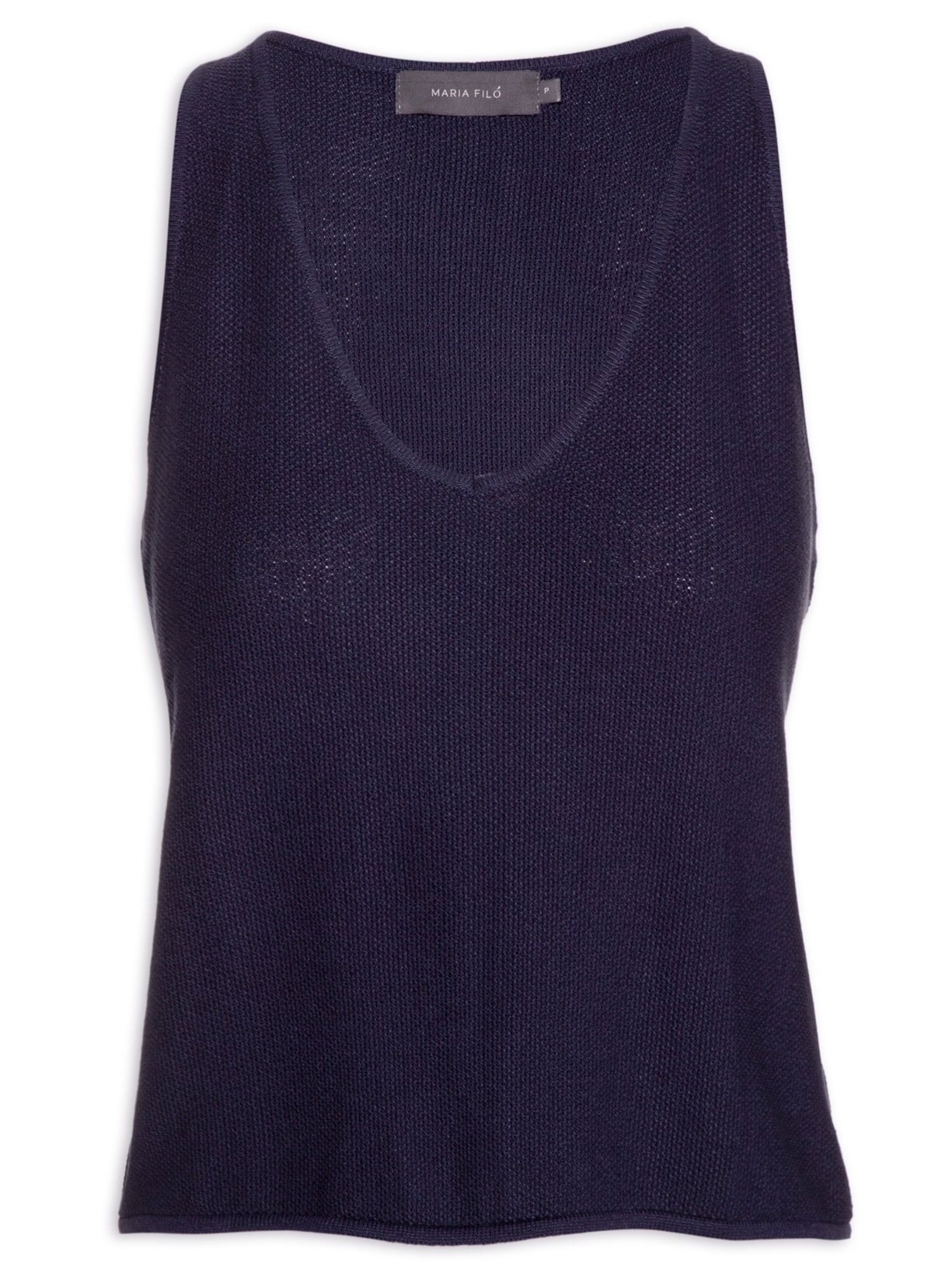 Regata Feminina Tricot Nadador - Azul