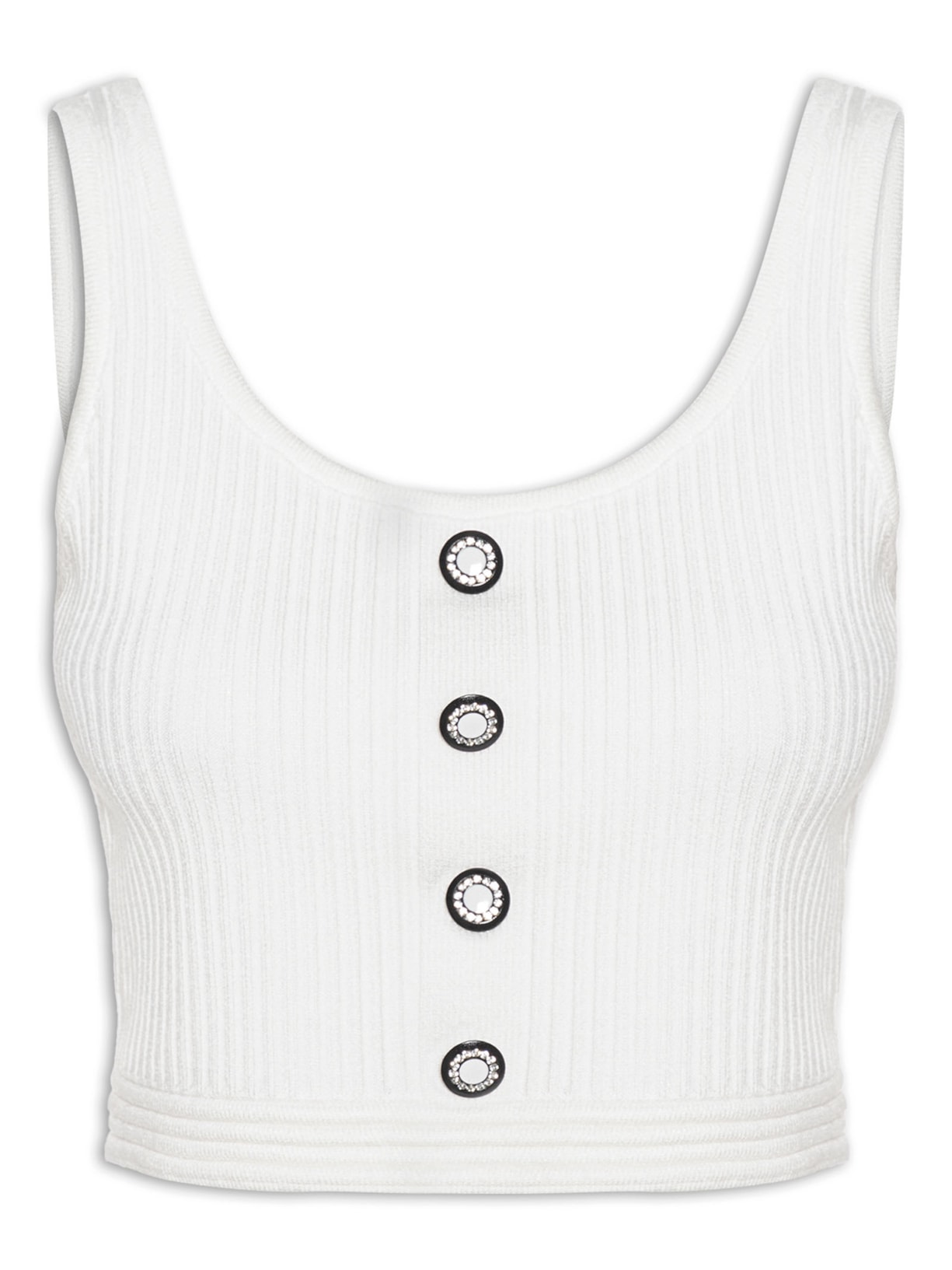 Regata Feminina Tricot - Off White