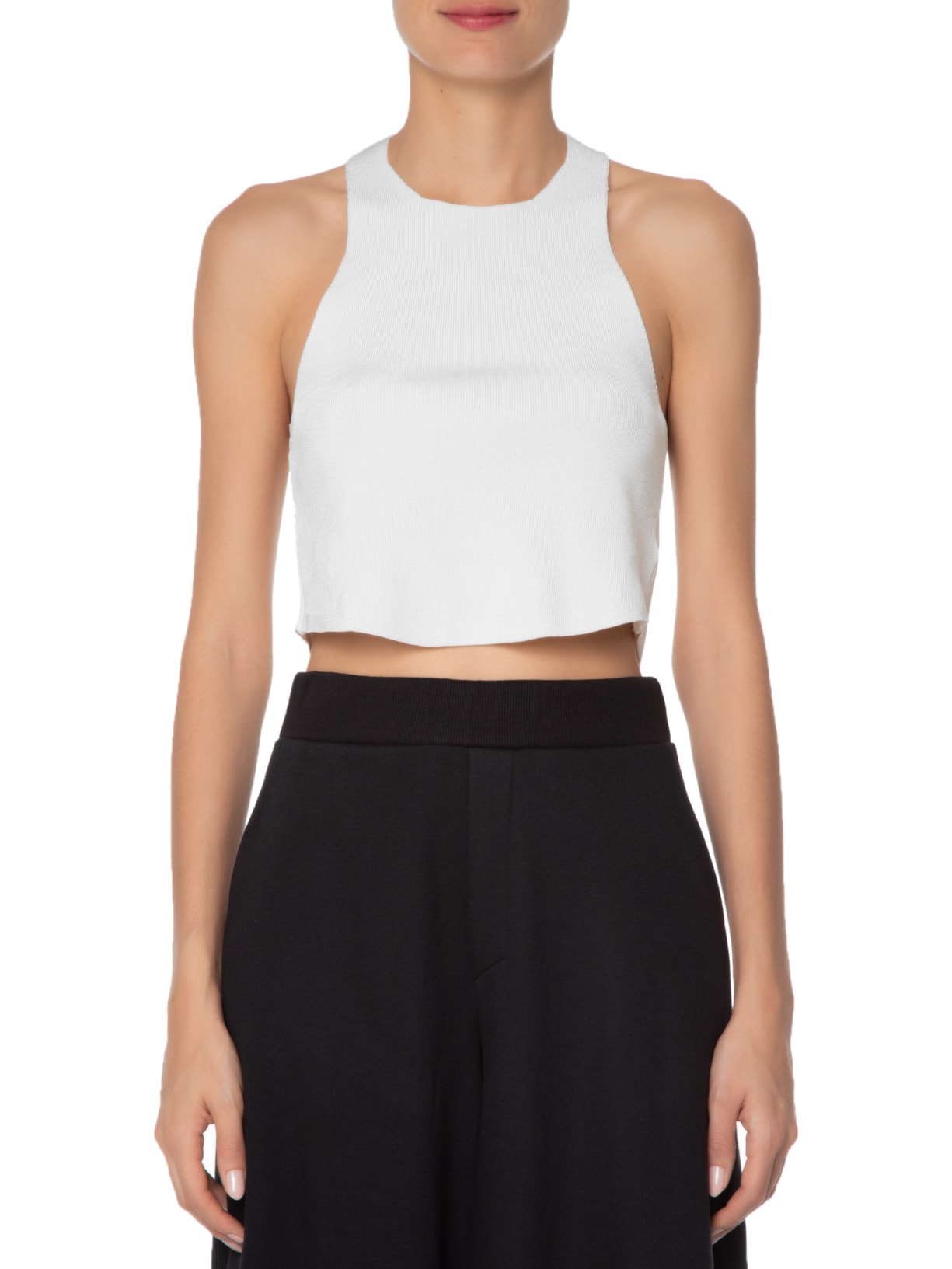 Regata Feminina Tricot Rayon Nadador Off White Osklen