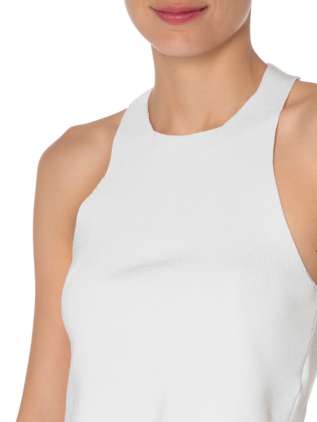 Regata Feminina Tricot Rayon Nadador Off White Osklen