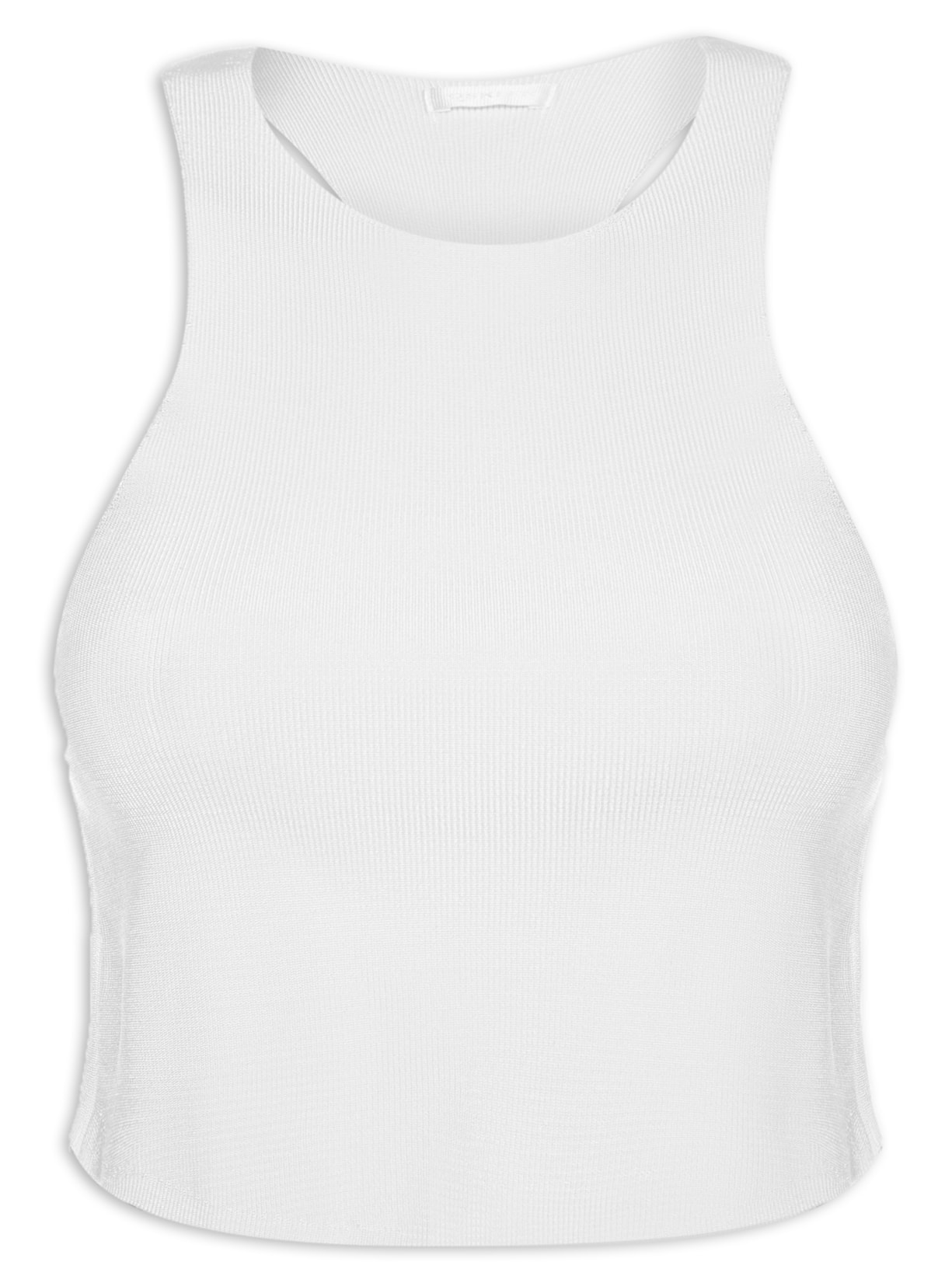 Regata Feminina Tricot Rayon Nadador Off White Osklen