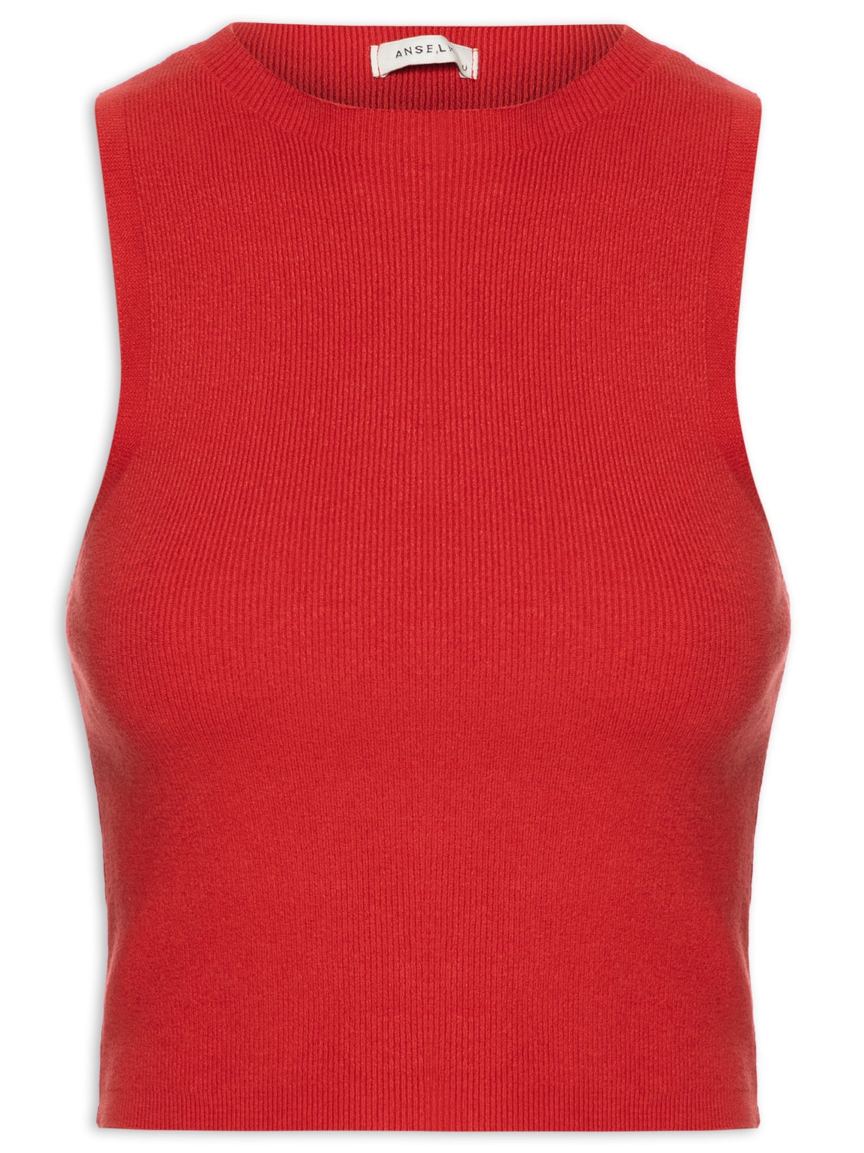Regata Feminina Tricot - Vermelho