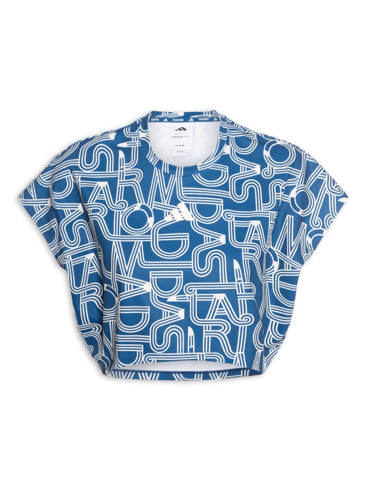 Regata Feminina TRN Azul Adidas + Farm