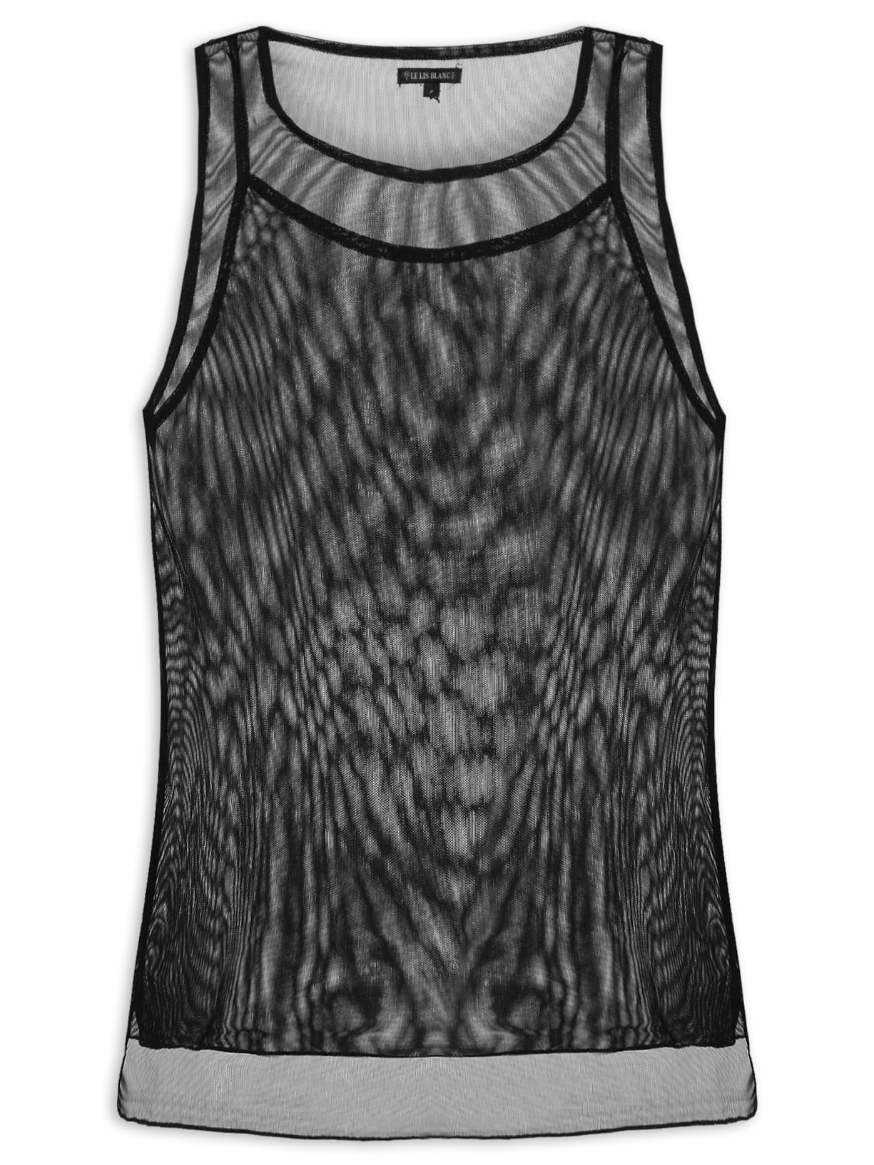 Regata Feminina Tulle Hally I - Preto