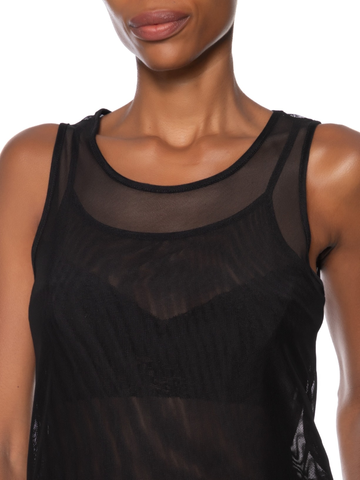 Regata Feminina Tulle Hally I Preto Le Lis