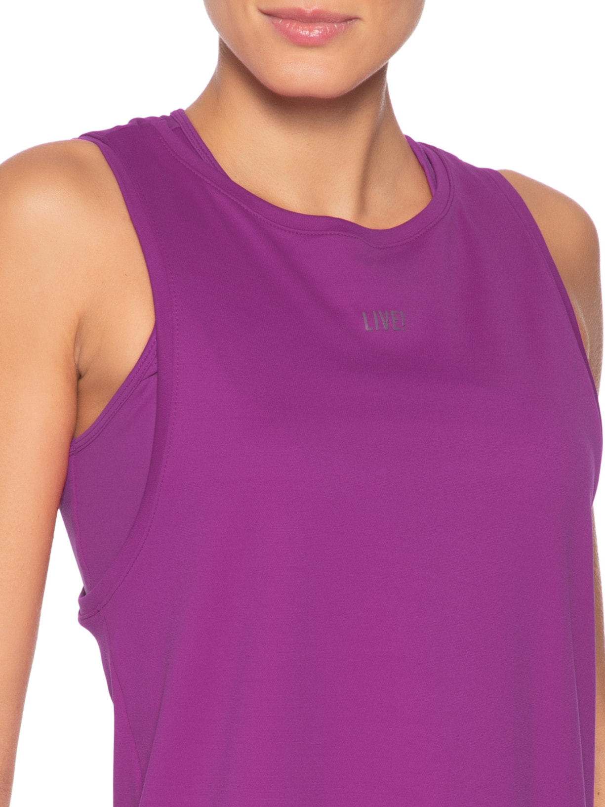 Regata Feminina Twist Up Loose Roxo Live!