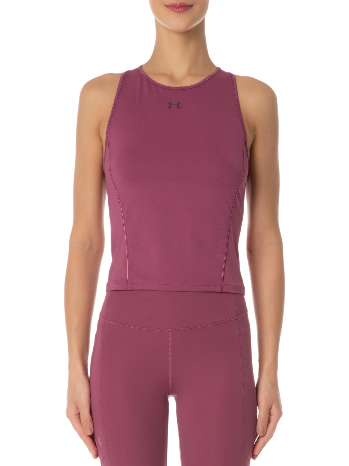 Regata Feminina Ua Crossback Low Roxo Under Armour