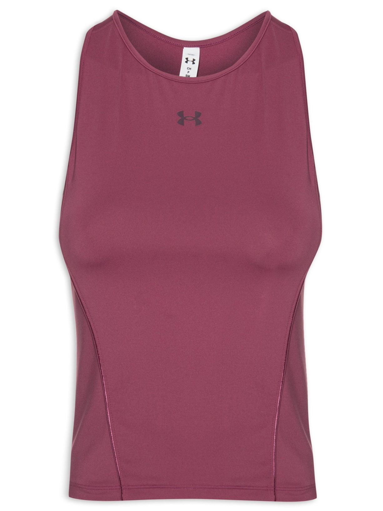 Regata Feminina Ua Crossback Low Roxo Under Armour