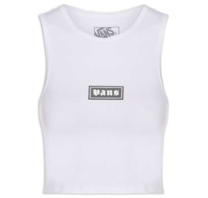 Regata Feminina Upworn Fitted Tank - Branco