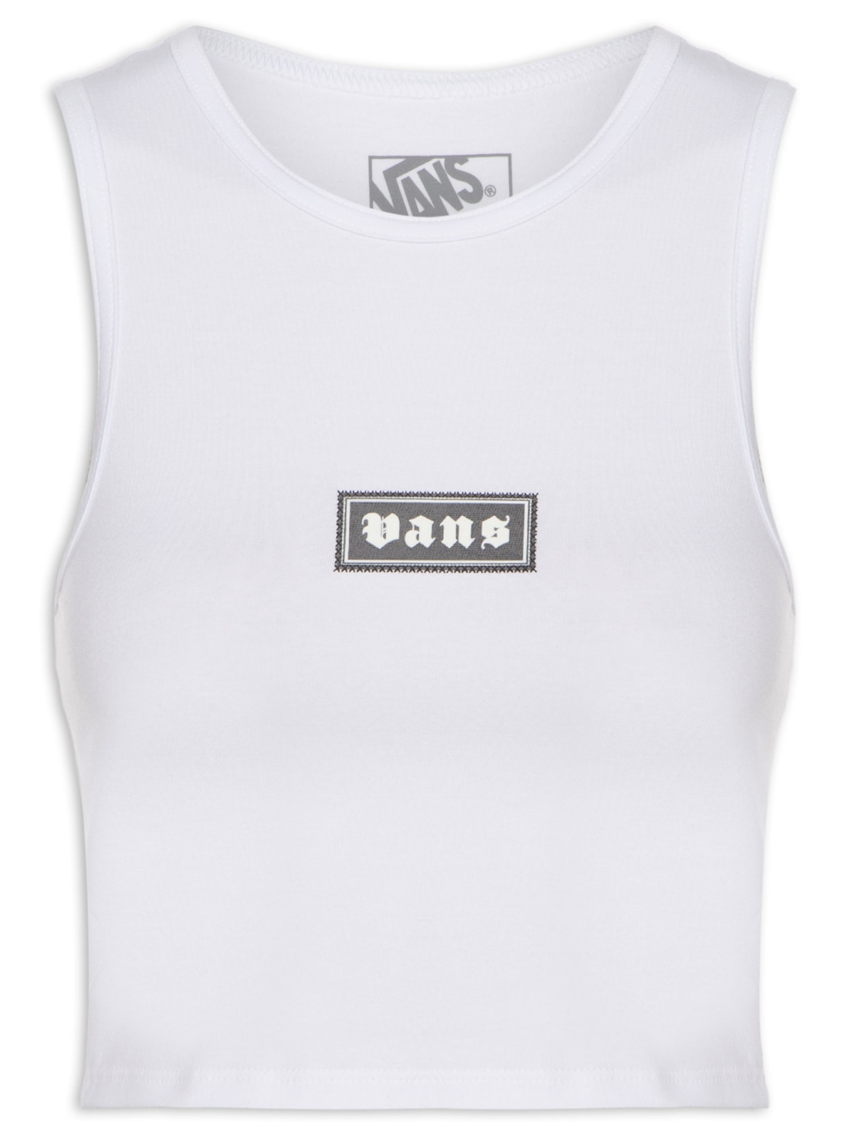 Regata Feminina Upworn Fitted Tank - Branco