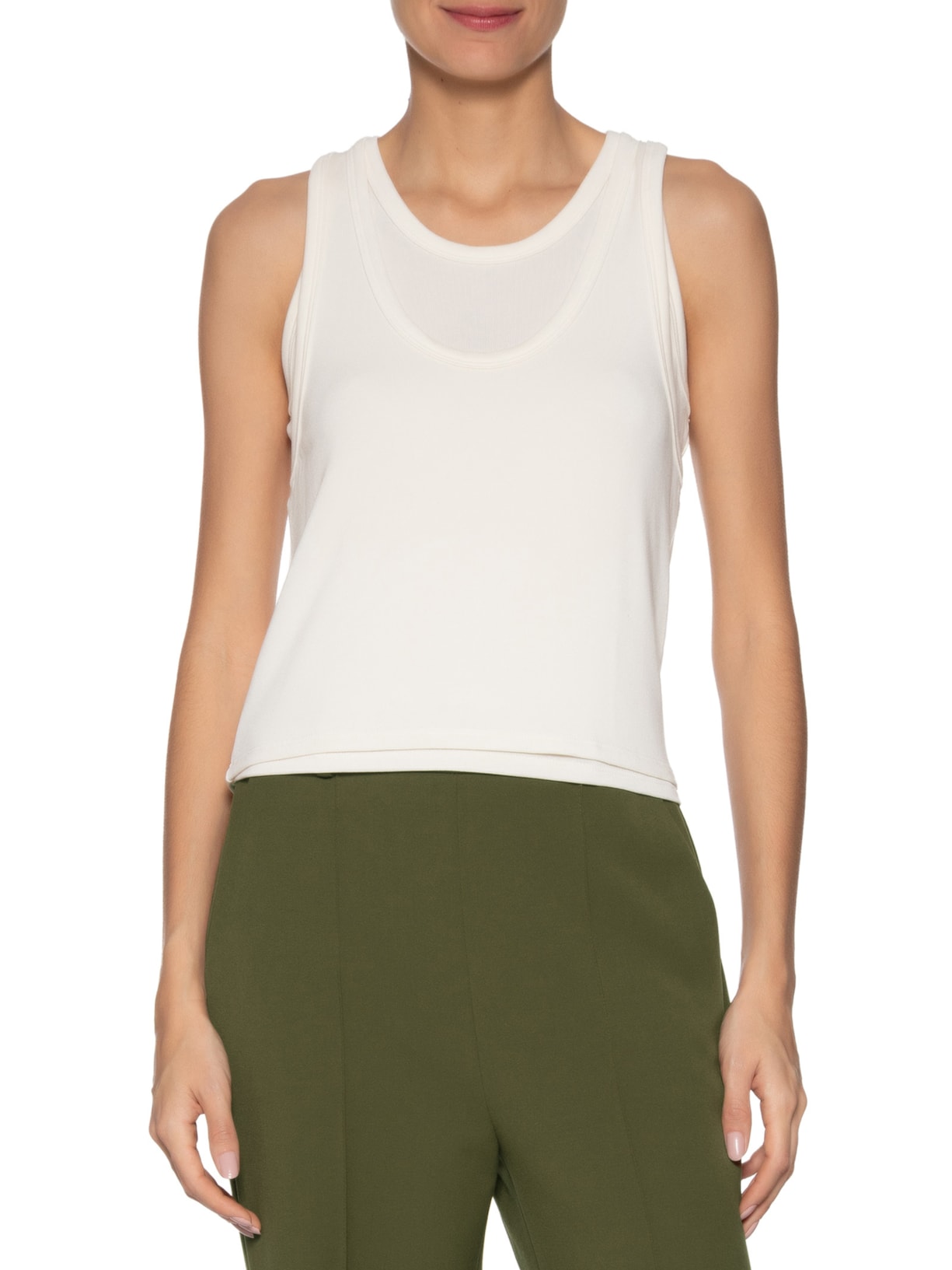 Regata Feminina Valen Off White Carol Bassi