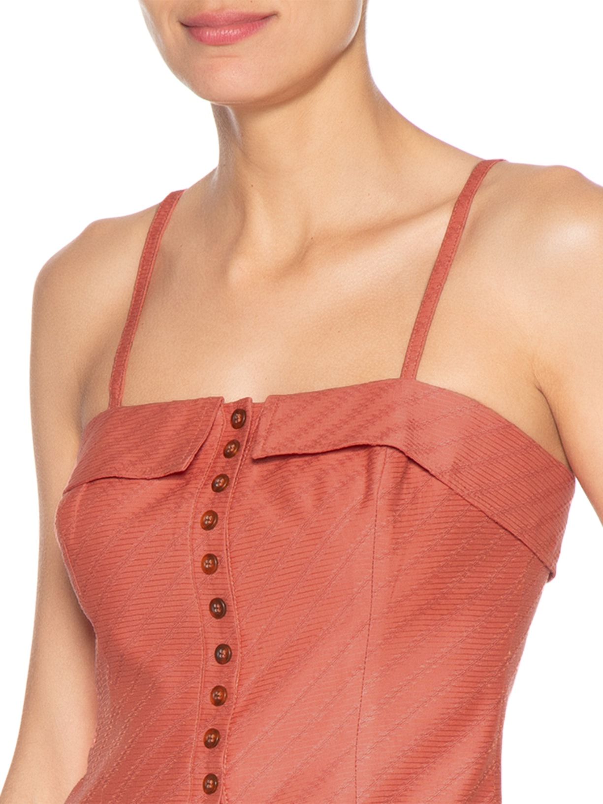 Regata Feminina Vida Laranja Le Lis