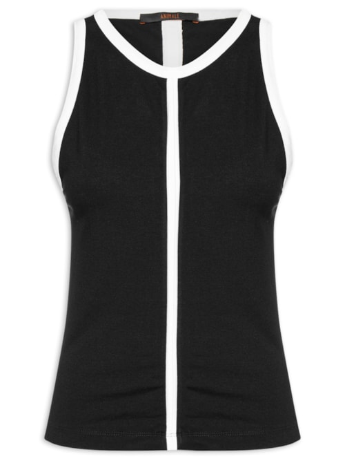 Regata Feminina Vivos Colors Power - Preto