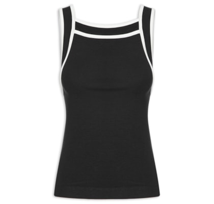 Regata Feminina Vivos Stella - Preto