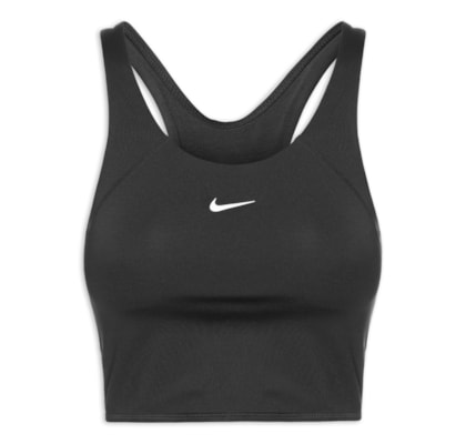Regata Feminina Women's Medium-Support Cropped Sports - Preto