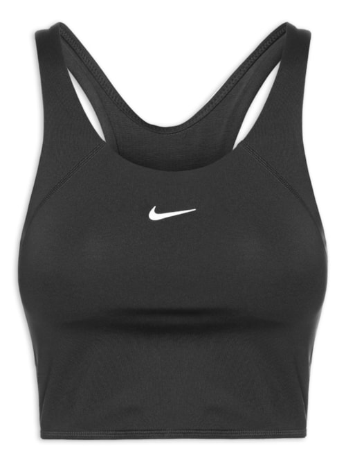 Regata Feminina Women's Medium-Support Cropped Sports - Preto