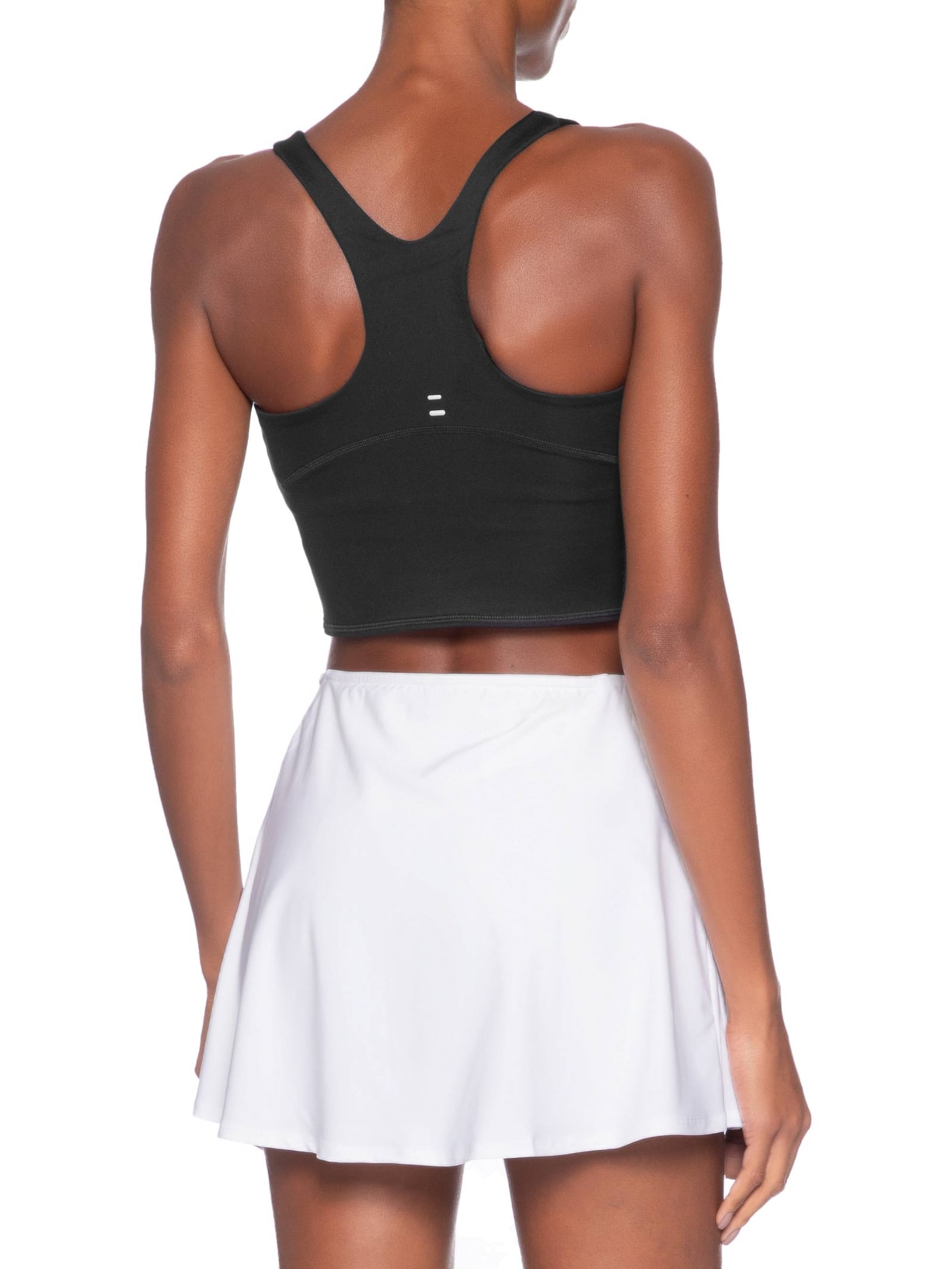 Regata Feminina Women's Medium-Support Cropped Sports Preto Nike
