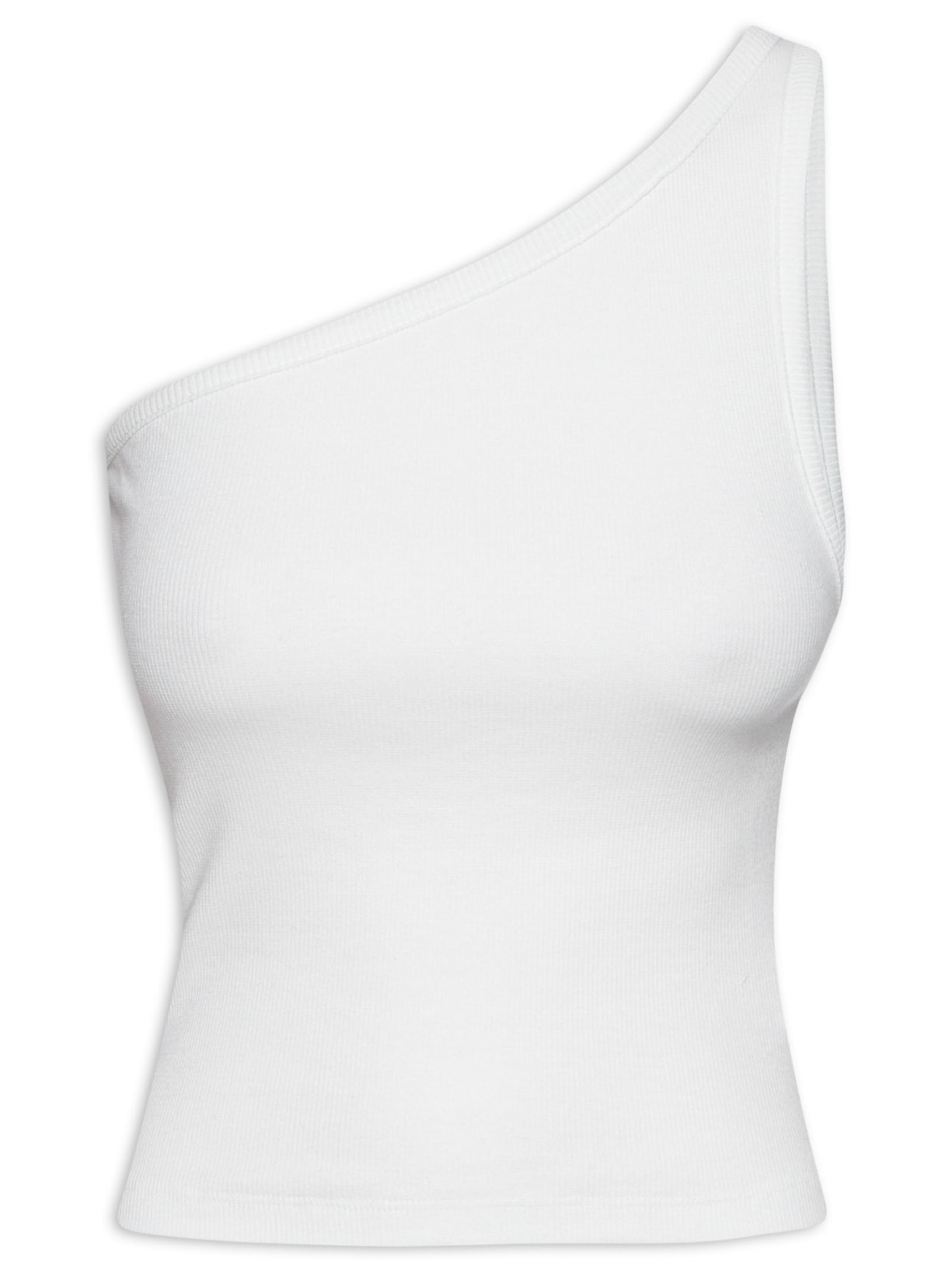 Regata Feminino Ombro Só Bruna - Branco