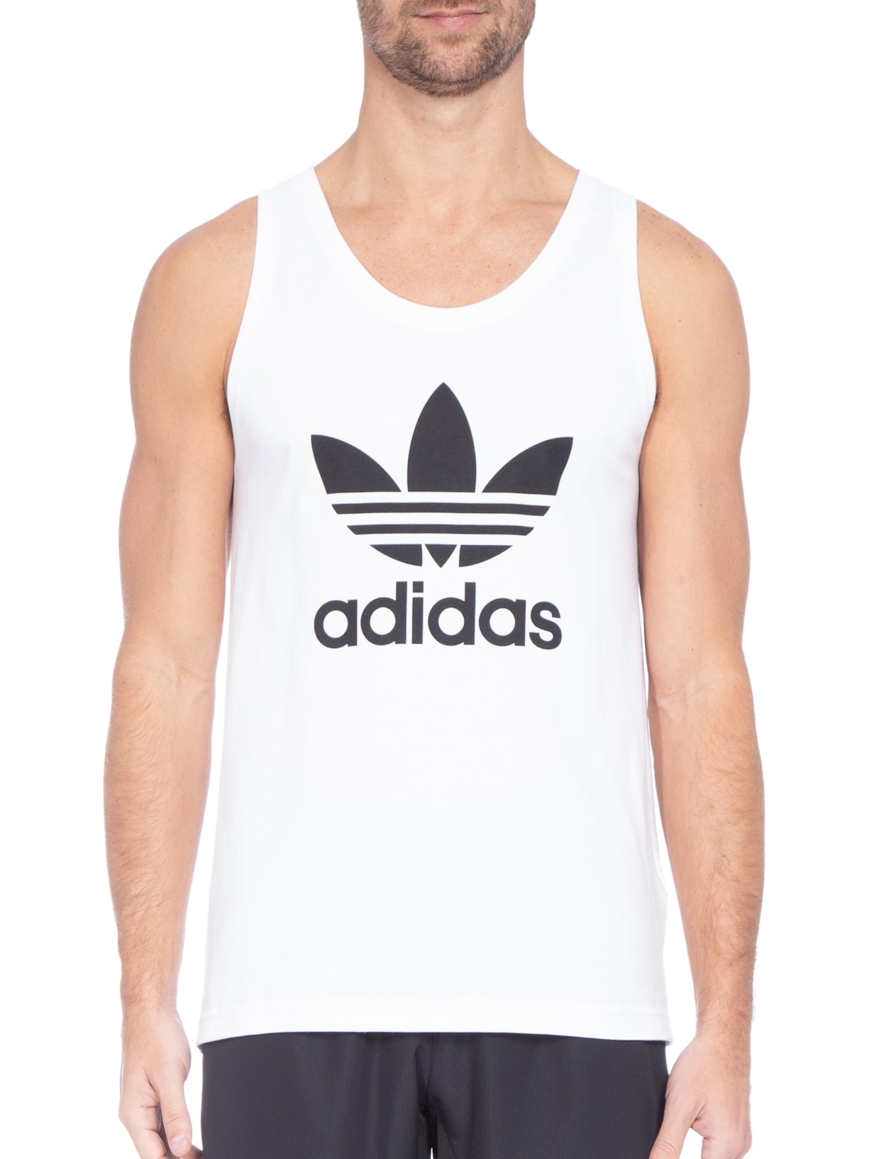 Regata Masculina Adicolor Classics Trefoil Branco Adidas Originals