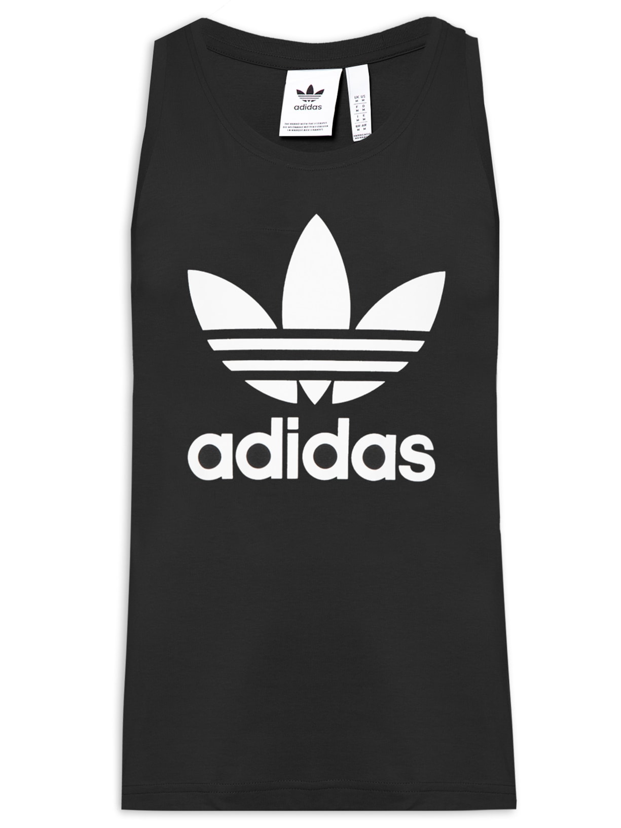 Regata Masculina Adicolor Classics Trefoil - Preto