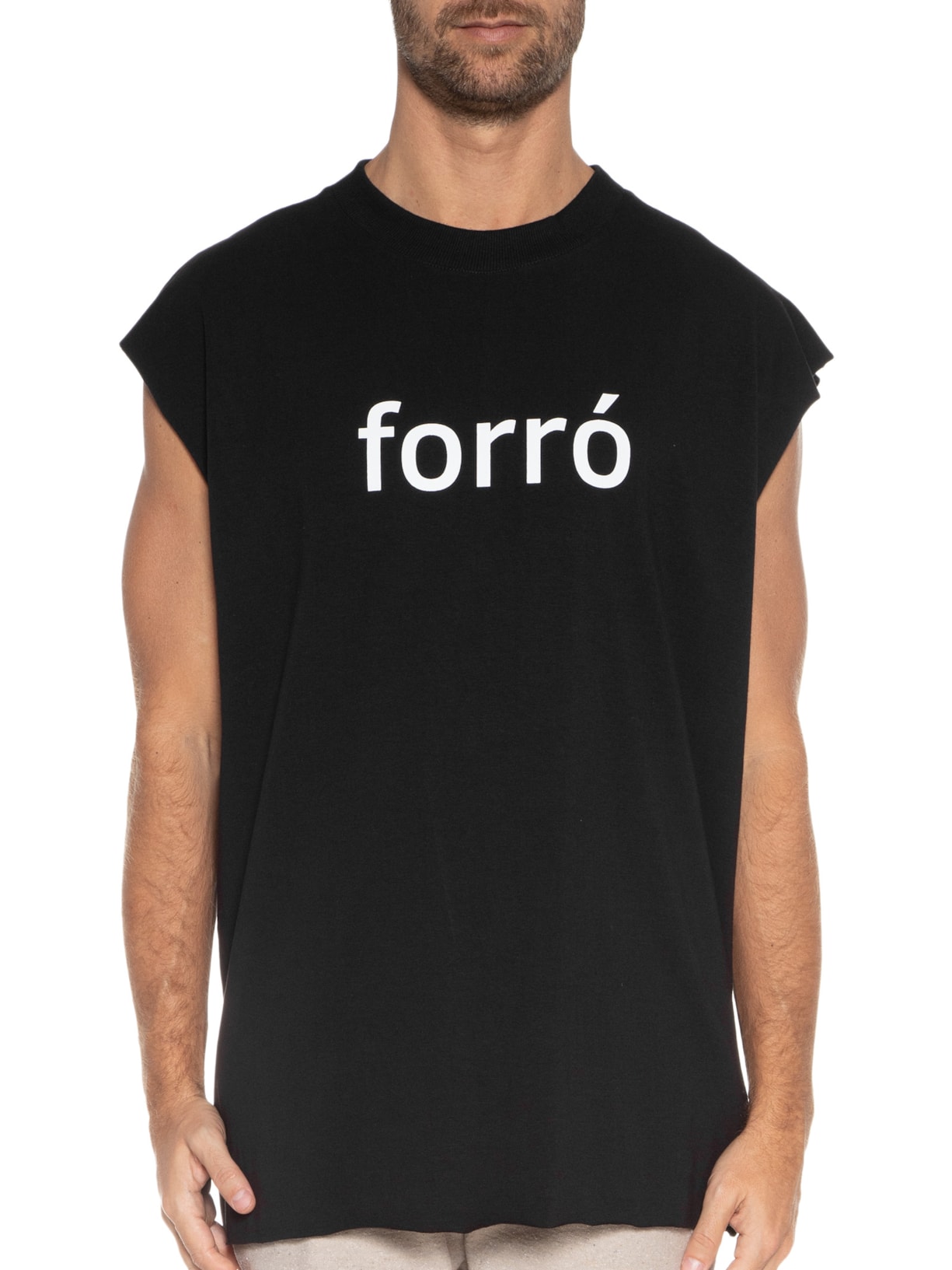 Regata Masculina Algodão Forró Preto Studio Orla