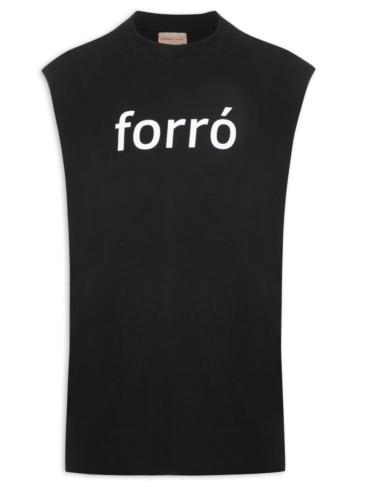 Regata Masculina Algodão Forró Preto Studio Orla