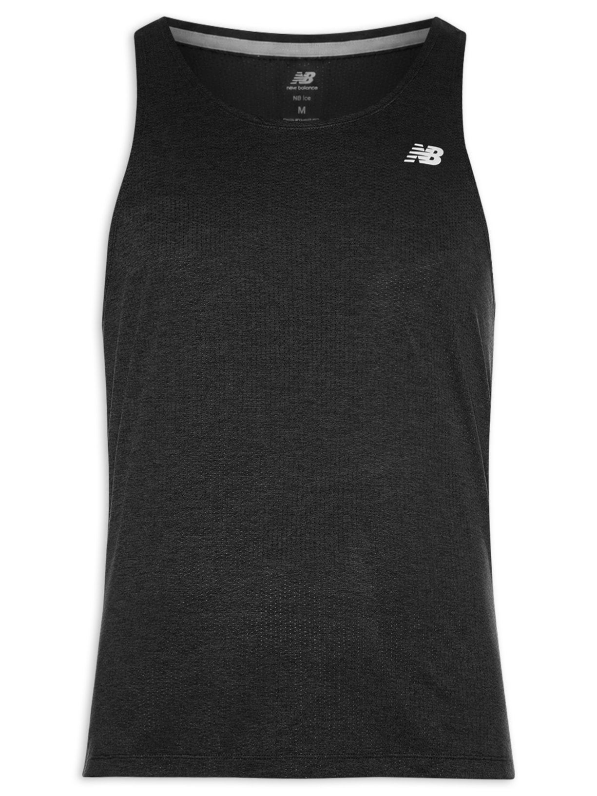 Regata Masculina Athletics Run – Preto New Balance