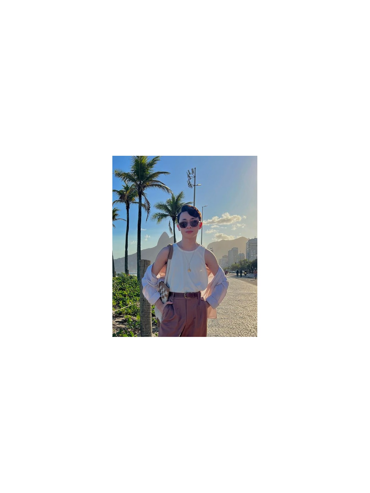 Regata Masculina Basic Slim Off White Blueman