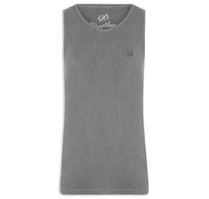 Regata Masculina Básica Stone - Preto