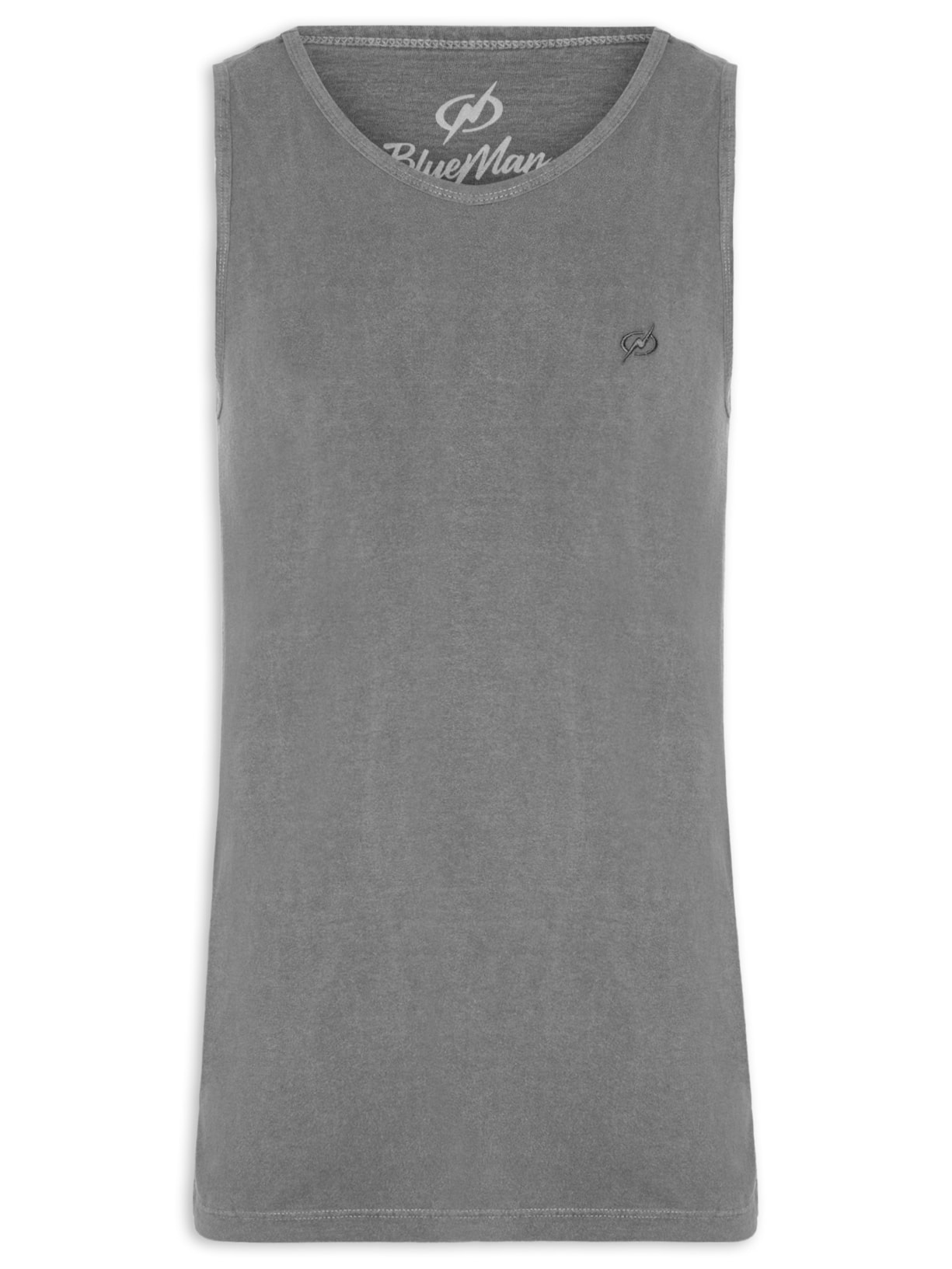 Regata Masculina Básica Stone - Preto