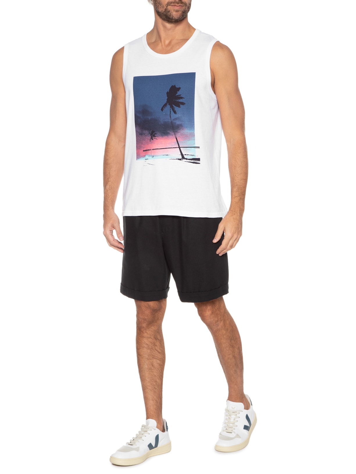Regata Masculina Branco Hering
