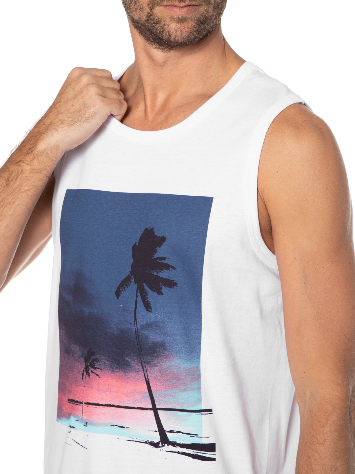Regata Masculina Branco Hering