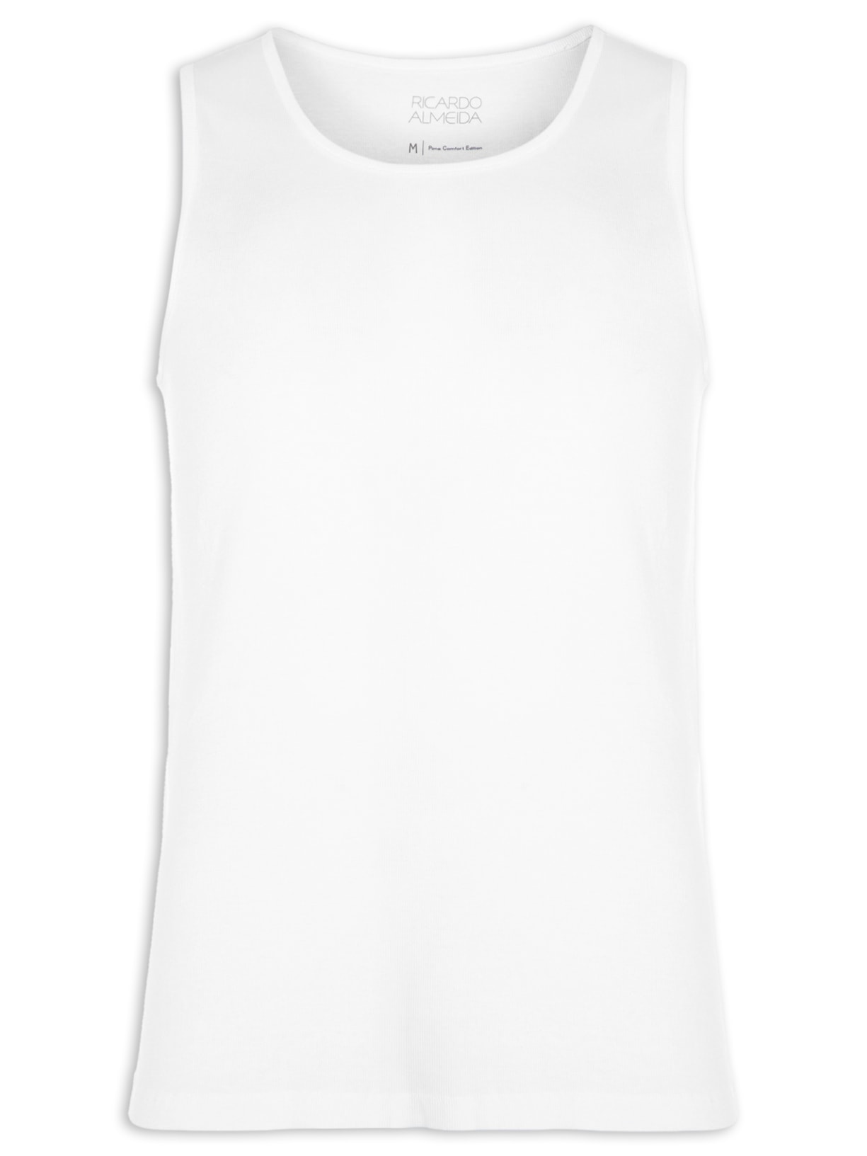 Regata Masculina Canelada - Branco