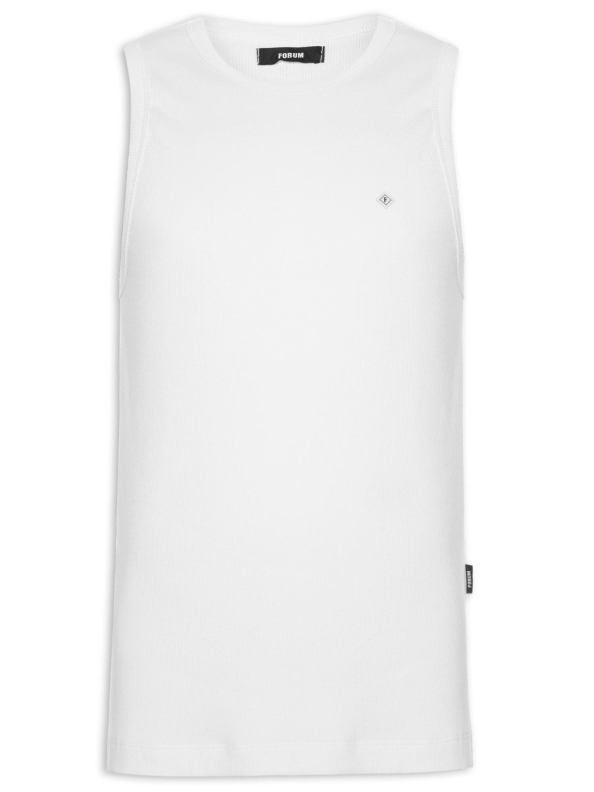 Regata Masculina Canelada - Branco