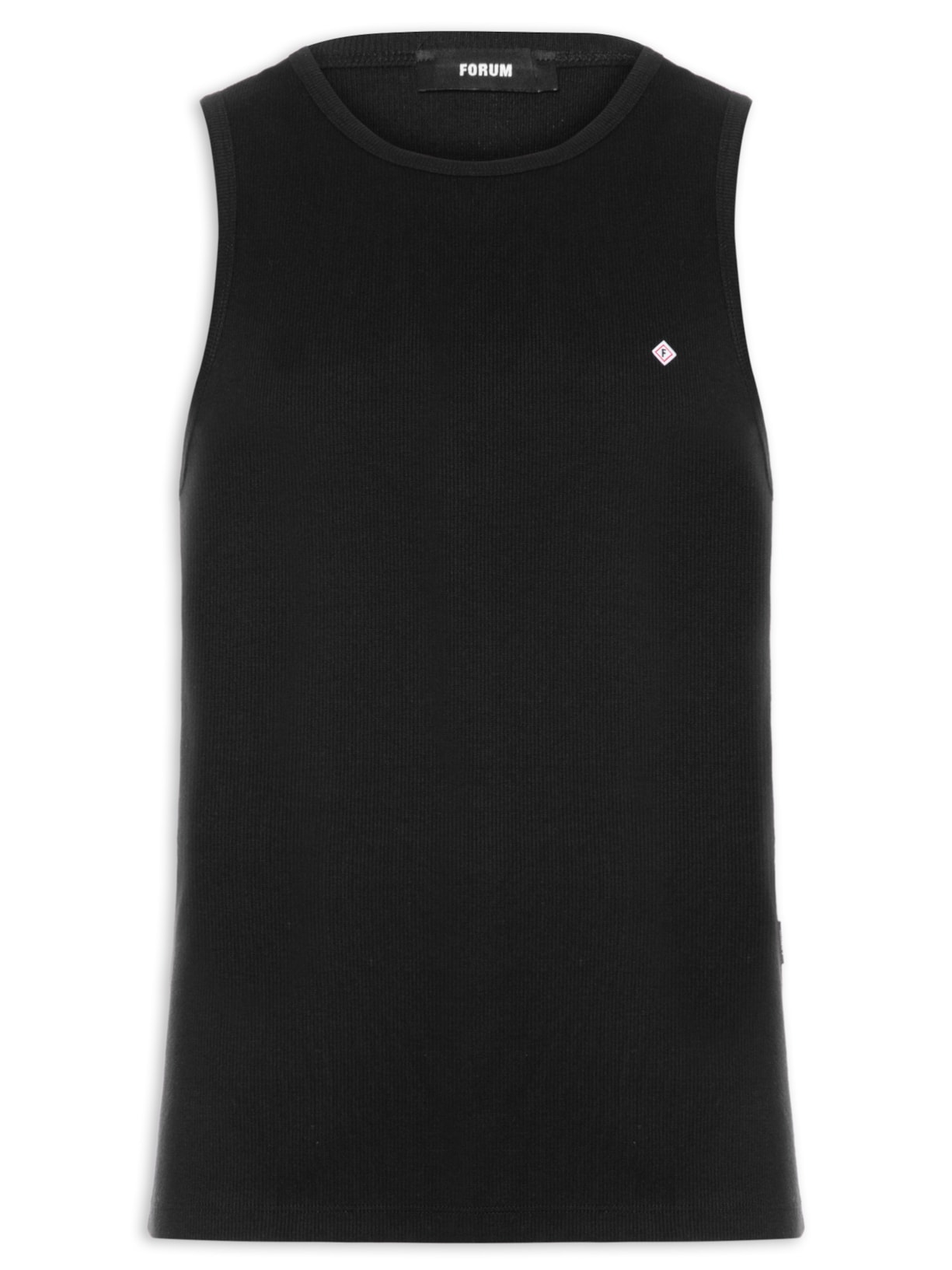 Regata Masculina Canelada - Preto