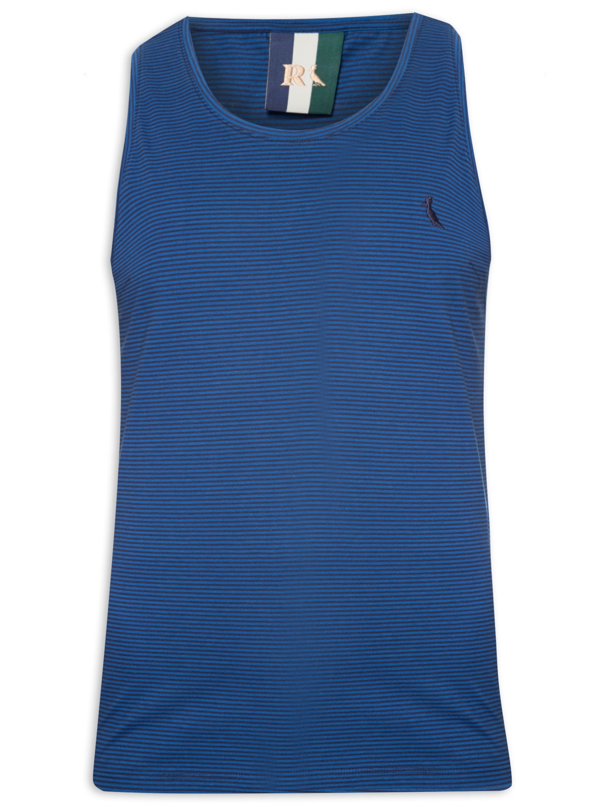 Regata Masculina Clássica Listra Náutica - Azul